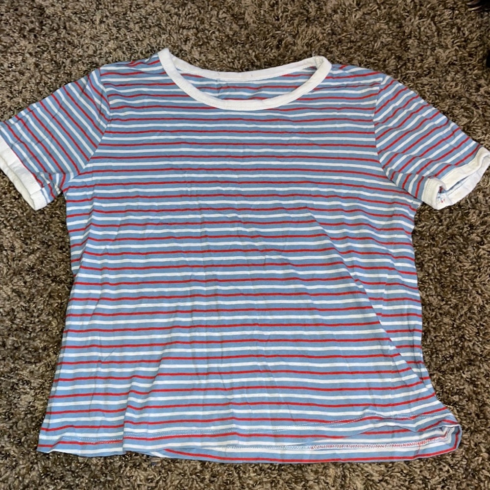 Stripped Crop Top